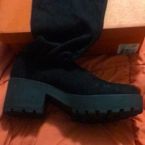 Platform boots, never worn.